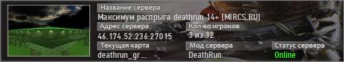 Максимум распрыга deathrun 14+ [MIRCS.RU]