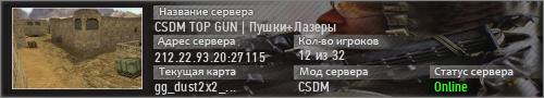 CSDM TOP GUN | ПУШКИ+ЛА3EPЫ