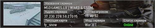 MSDGAMES.LV | WAR3 & CSDM