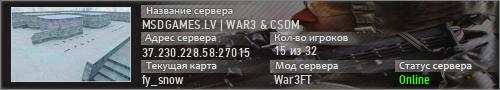 MSDGAMES.LV | WAR3FT & CSDM