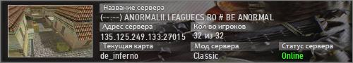 (--:--) ANORMALII.LEAGUECS.RO # BE ANORMAL