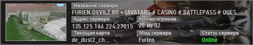 FURIEN.DEVILZ.RO • [AVATARS # CASINO # BATTLEPASS # QUES