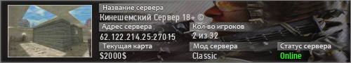 Кинешемский Сервер 18+ ©