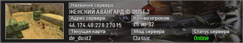 ЖЕНСКИЙ АВАНГАРД © DUST 2