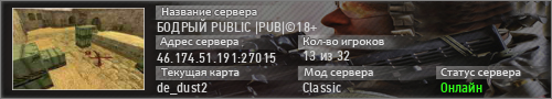 БОДРЫЙ PUBLIC PUB 18+