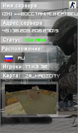 ZM Восстание мертвецов CSO-2015 +OLD