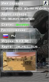 Zombie CSO Зомби Апокалипсис Night VIP