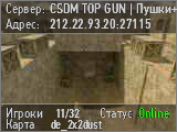 CSDM TOP GUN | Пушки+Лазеры