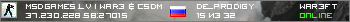 MSDGAMES.LV | WAR3 & CSDM