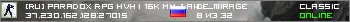 [RU] Paradox RPG HVH | 16K MM, 1 AWP | RollFix