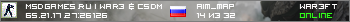 MSDGAMES.RU | WAR3 & CSDM