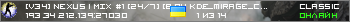 v34 NEXUS MIX #1 24/7 В очікуванні: 10